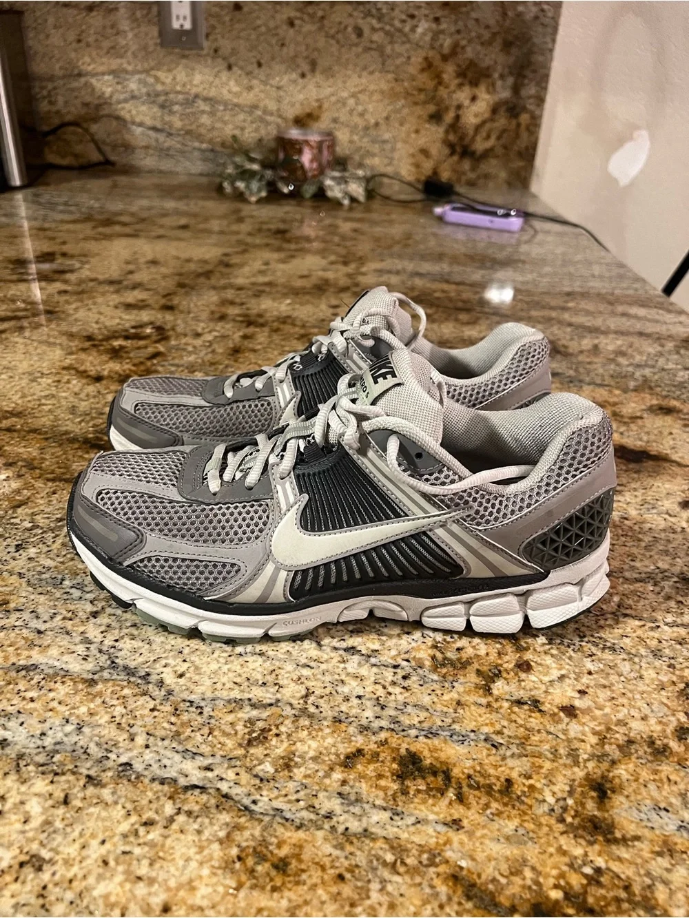 Nike Women's Gray and Black Running Sneakers